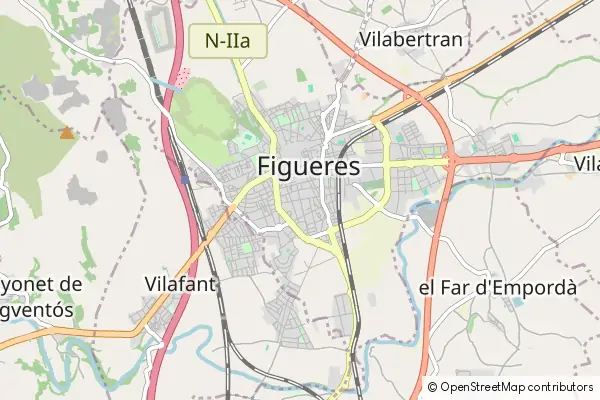 Karte Figueres