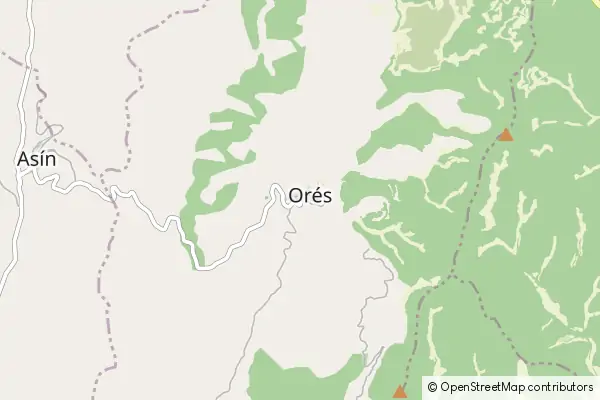 Karte Orés