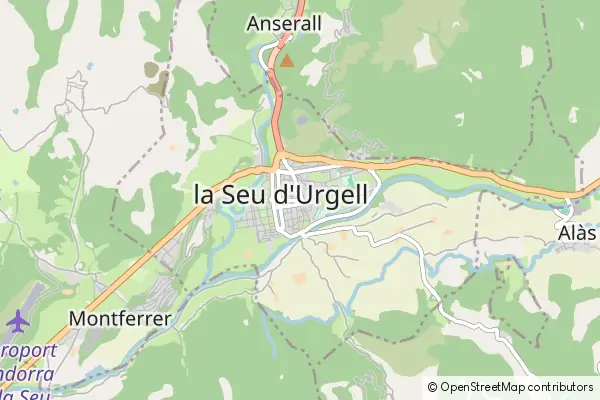 Karte La Seu d'Urgell