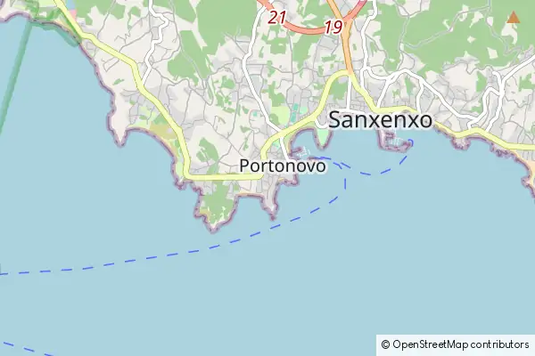 Karte Portonovo