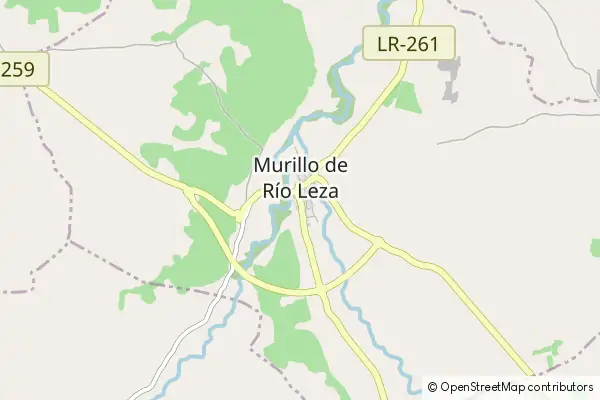 Karte Murillo del Rio Leza