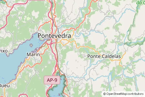 Karte Pontevedra