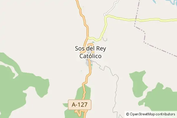 Karte Sos del Rey Católico