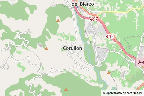 Karte Corullón