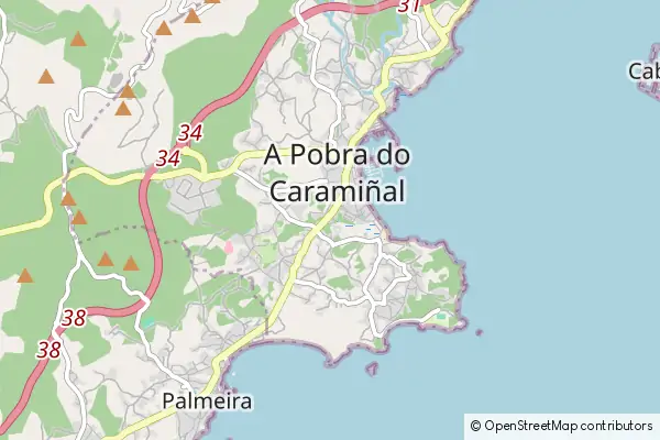 Karte A Pobra do Caramiñal