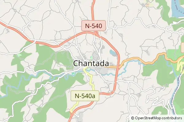 Karte Chantada