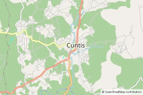 Karte Cuntis