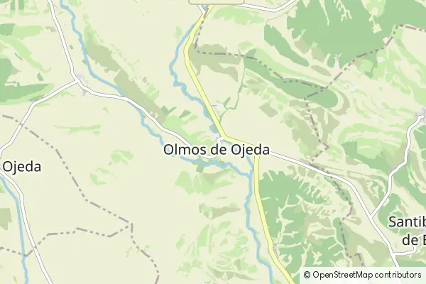 Karte Olmos de Ojeda