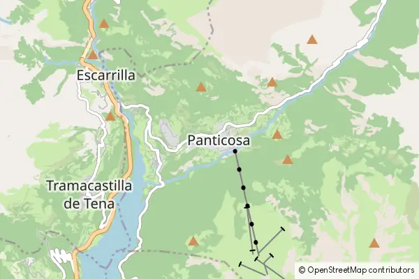 Karte Panticosa