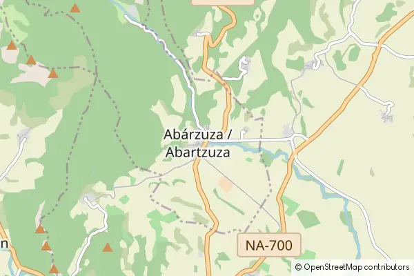 Karte Abárzuza