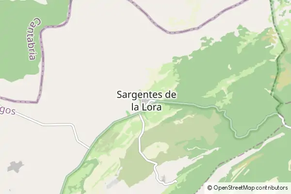 Karte Sargentes de la Lora