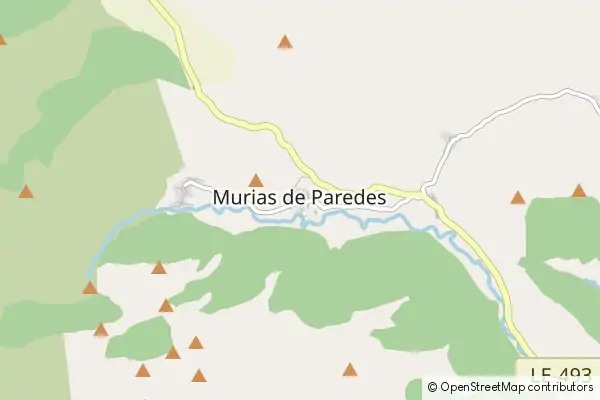 Karte Murias de Paredes