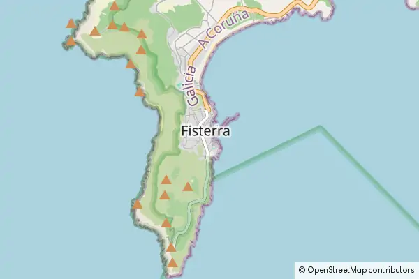 Karte Fisterra