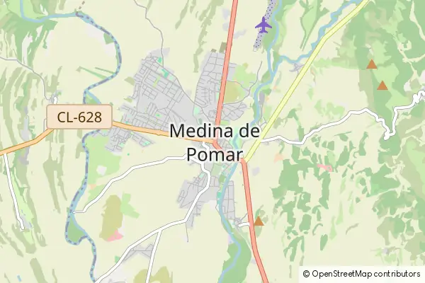 Karte Medina de Pomar