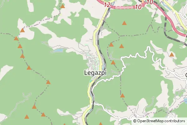 Karte Legazpi