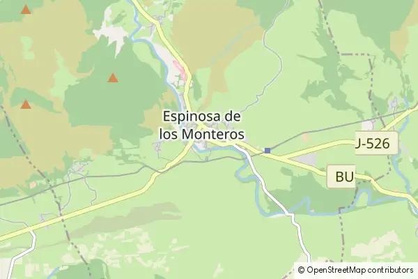 Karte Espinosa de los Monteros