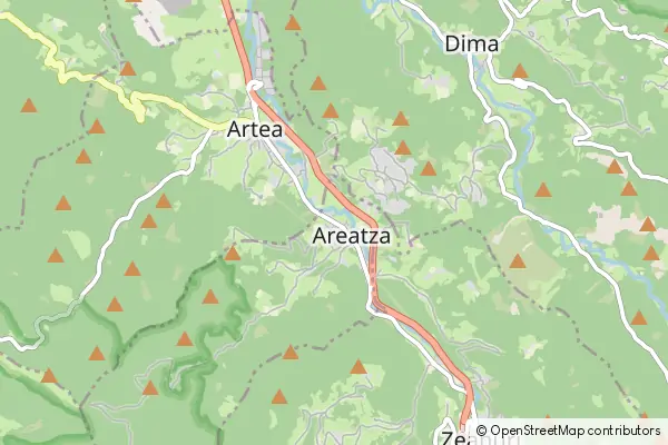 Karte Areatza