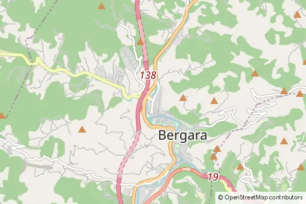 Karte Bergara