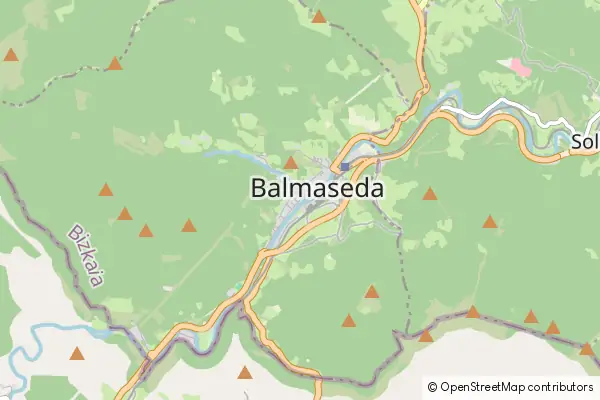 Karte Balmaseda