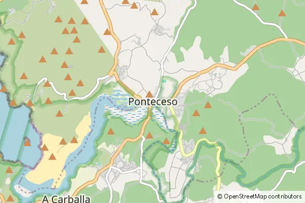 Karte Ponteceso