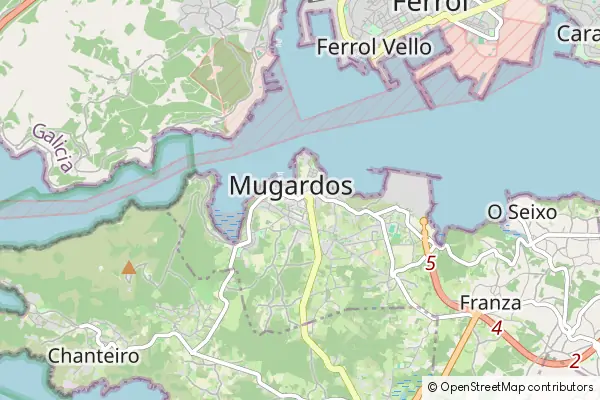 Karte Mugardos