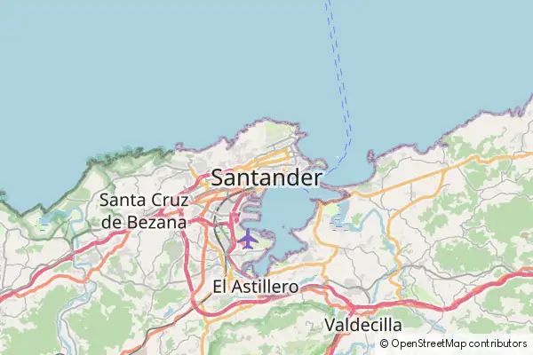 Karte Santander