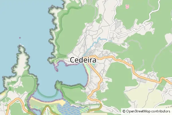 Karte Cedeira