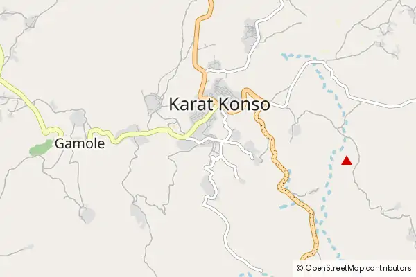 Karte Konso