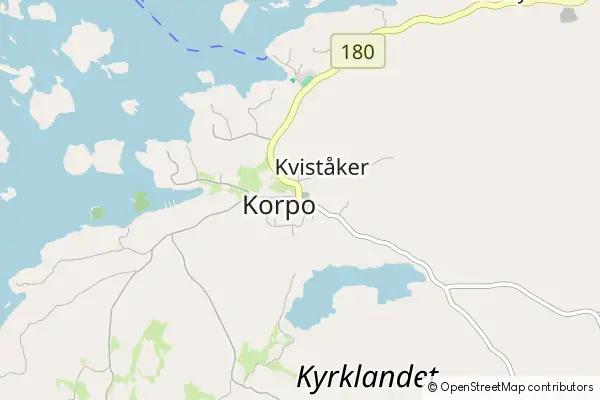 Karte Korpo