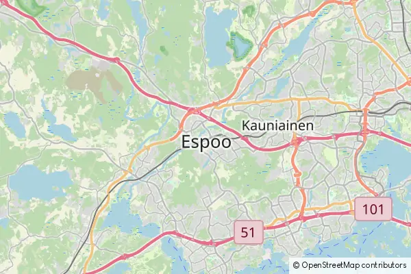 Karte Espoo