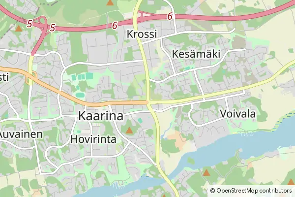 Karte Kaarina