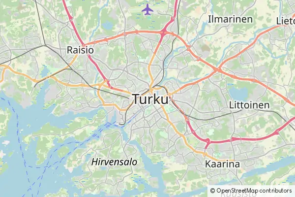 Karte Turku