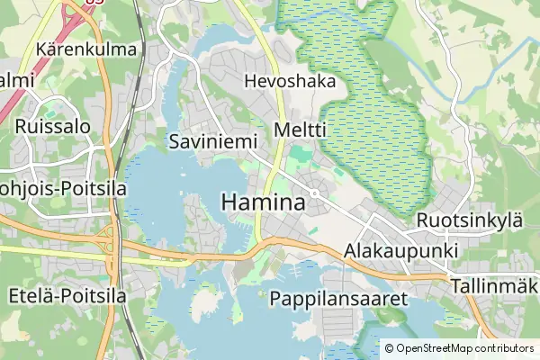 Karte Hamina