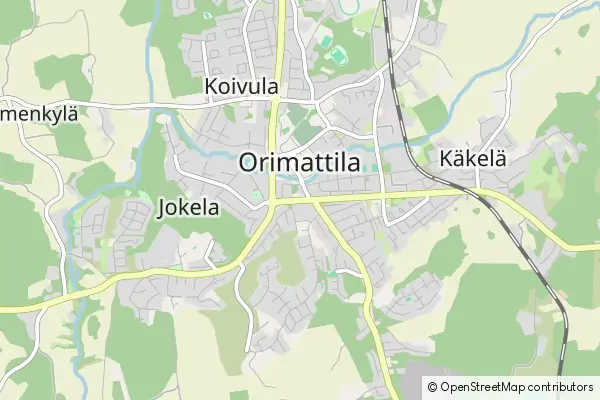 Karte Orimattila