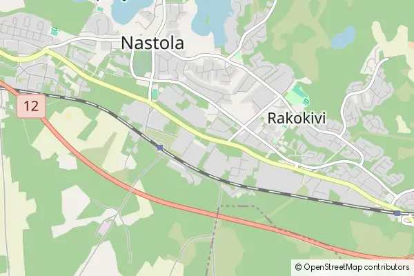 Karte Nastola