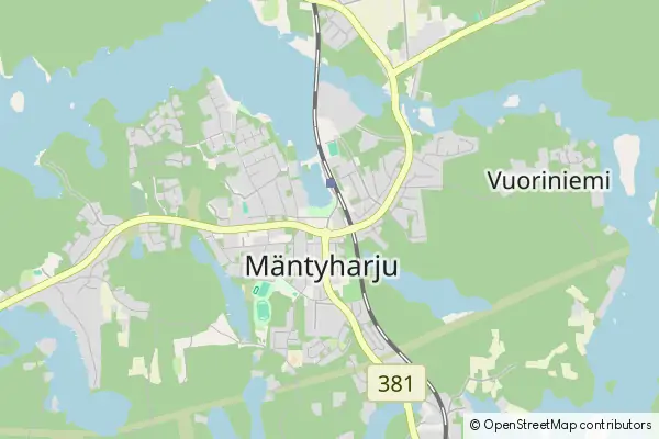 Karte Mäntyharju