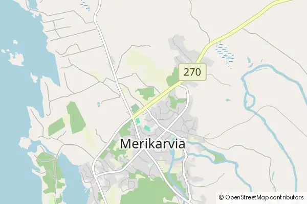 Karte Merikarvia