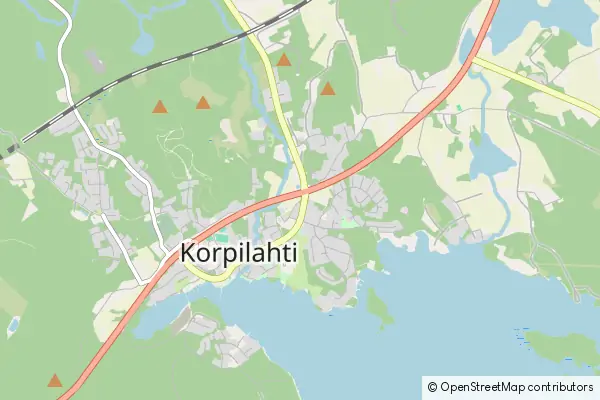 Karte Korpilahti