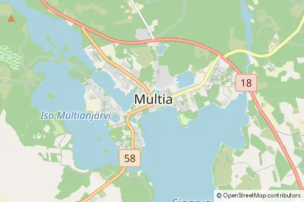 Karte Multia