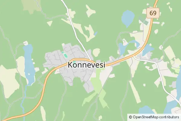 Karte Konnevesi