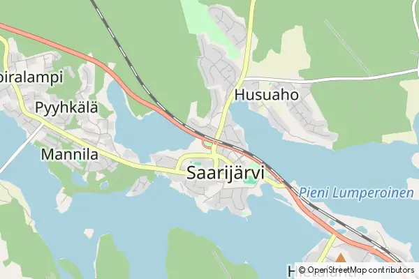 Karte Saarijärvi