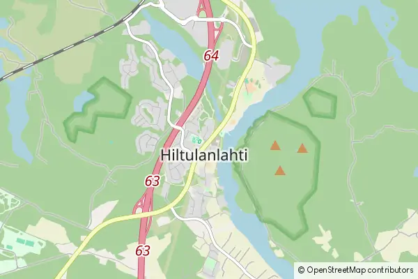 Karte Hiltulanlahti