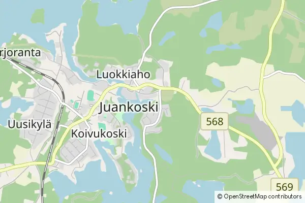 Karte Juankoski