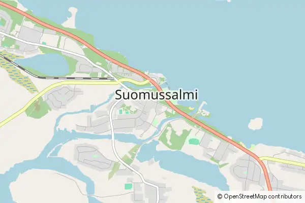 Karte Suomussalmi