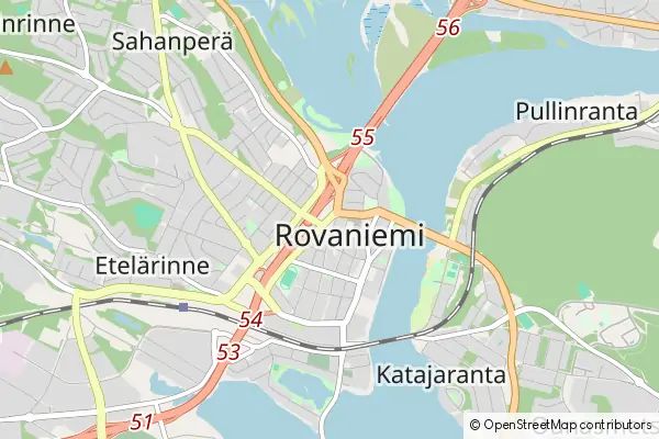 Karte Rovaniemi