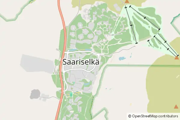 Karte Saariselkä