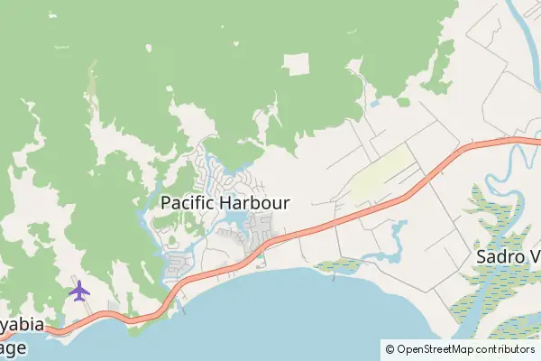 Karte Pacific Harbour