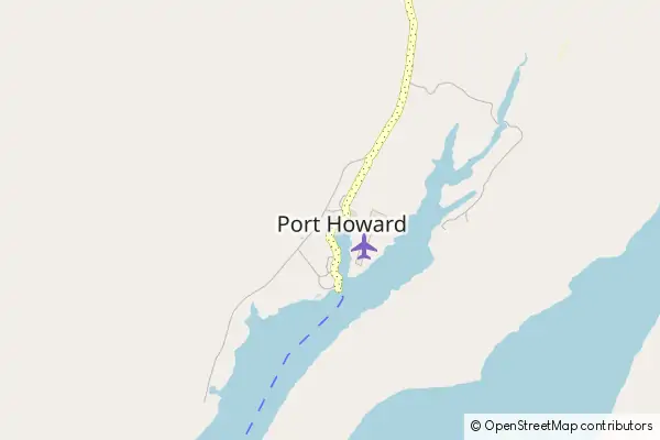 Karte Port Howard