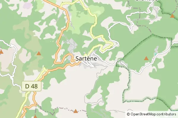 Karte Sartène