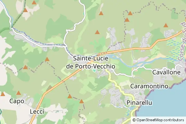 Karte Sainte Lucie De Porto Vecchio